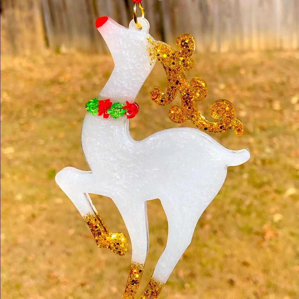 Resin Christmas ornament. New.